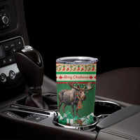 Personalized Merry Christmoose Tumbler Cup Canada Merry Christmas Moose - Wonder Print Shop