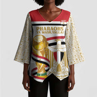 Personalized Egypt WC26 Future Champions Kimono Sleeve Blouse Ya Masr Yalla