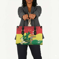 Personalized Senegal Independence Day Leather Bag African Renaissance Monument
