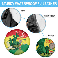 Personalized Senegal Independence Day Spare Tire Cover African Renaissance Monument