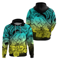 Polynesian Pride Happy Father Day Hoodie I Love You Dad - Polynesian Tribal Gradient 1 - Wonder Print Shop