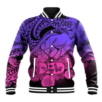 Polynesian Pride Happy Father Day Baseball Jacket I Love You Dad - Polynesian Tribal Gradient 2 LT9 - Wonder Print Shop