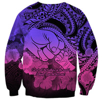 Polynesian Pride Happy Father Day Sweatshirt I Love You Dad - Polynesian Tribal Gradient 2 - Wonder Print Shop