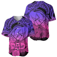 Personalised Polynesian Pride Happy Father Day Baseball Jersey I Love You Dad - Polynesian Tribal Gradient 2 LT9 - Wonder Print Shop