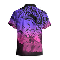 Personalised Polynesian Pride Happy Father Day Hawaiian Shirt I Love You Dad - Polynesian Tribal Gradient 2 - Wonder Print Shop