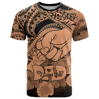 Polynesian Pride Happy Father Day T Shirt I Love You Dad - Polynesian Tribal Nude - Wonder Print Shop