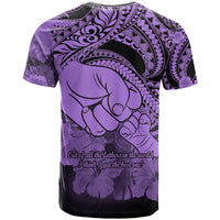 Polynesian Pride Happy Father Day T Shirt I Love You Dad - Polynesian Tribal Purple - Wonder Print Shop