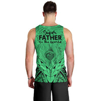 polynesian-fathers-day-gift-for-dad-men-tank-top-super-father-in-the-world-green-polynesian-pattern