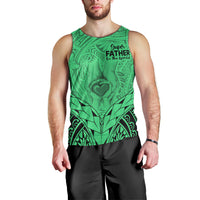personalised-polynesian-fathers-day-gift-for-dad-men-tank-top-super-father-in-the-world-green-polynesian-pattern