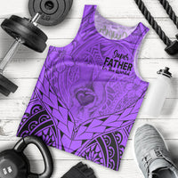 polynesian-fathers-day-gift-for-dad-men-tank-top-super-father-in-the-world-purple-polynesian-pattern