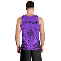 personalised-polynesian-fathers-day-gift-for-dad-men-tank-top-super-father-in-the-world-purple-polynesian-pattern