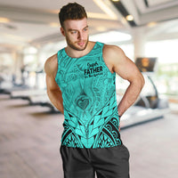 personalised-polynesian-fathers-day-gift-for-dad-men-tank-top-super-father-in-the-world-turquoise-polynesian-pattern