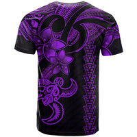 Hawaiian Tribal T Shirt Polynesian Kakau Turtle - Purple - Wonder Print Shop