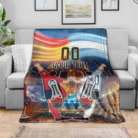 Custom Spain and Argentina Football Blanket Finalissima Make History Together