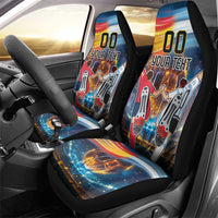 Custom Spain and Argentina Football Car Seat Cover Finalissima Make History Together LT9 - Wonder Print Shop