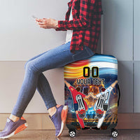 Custom Spain and Argentina Football Luggage Cover Finalissima Make History Together - Wonder Print Shop