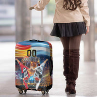 Custom Spain and Argentina Football Luggage Cover Finalissima Make History Together - Wonder Print Shop