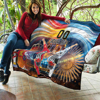 Custom Spain and Argentina Football Quilt Finalissima Make History Together - Wonder Print Shop