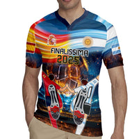 Custom Spain and Argentina Football Rugby Jersey Finalissima Make History Together - Wonder Print Shop