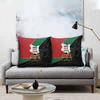 Kenya 254 Pillow Cover Kenyan Flag Map Double Lion Shield - Wonder Print Shop
