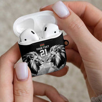 Kenya Rugby Custom AirPods Case Black Kenyan 22-23 Motif - Wonder Print Shop