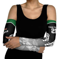 Kenya Rugby Custom Arm Sleeves Black Kenyan 22-23 Motif - Wonder Print Shop