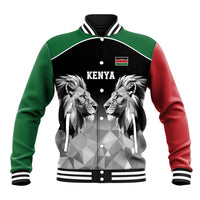Kenya Rugby Custom Baseball Jacket Black Kenyan 22-23 Motif - Wonder Print Shop