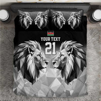 Kenya Rugby Custom Bedding Set Black Kenyan 22-23 Motif - Wonder Print Shop