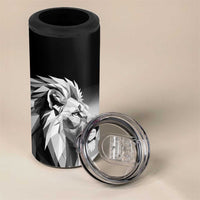 Kenya Rugby Custom 4 in 1 Can Cooler Tumbler Black Kenyan 22-23 Motif - Wonder Print Shop