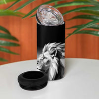 Kenya Rugby Custom 4 in 1 Can Cooler Tumbler Black Kenyan 22-23 Motif - Wonder Print Shop
