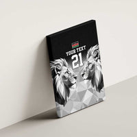 Kenya Rugby Custom Canvas Wall Art Black Kenyan 22-23 Motif - Wonder Print Shop