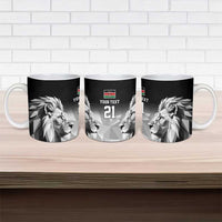 Kenya Rugby Custom Ceramic Mug Black Kenyan 22-23 Motif - Wonder Print Shop