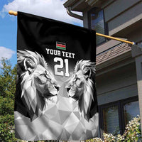 Kenya Rugby Custom Garden Flag Black Kenyan 22-23 Motif - Wonder Print Shop