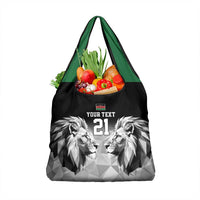 Kenya Rugby Custom Grocery Bag Black Kenyan 22-23 Motif - Wonder Print Shop