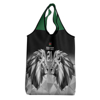 Kenya Rugby Custom Grocery Bag Black Kenyan 22-23 Motif - Wonder Print Shop