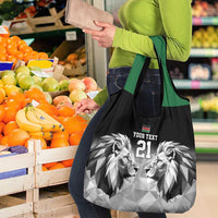 Kenya Rugby Custom Grocery Bag Black Kenyan 22-23 Motif - Wonder Print Shop