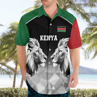 Kenya Rugby Custom Hawaiian Shirt Black Kenyan 22-23 Motif - Wonder Print Shop
