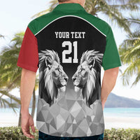 Kenya Rugby Custom Hawaiian Shirt Black Kenyan 22-23 Motif - Wonder Print Shop