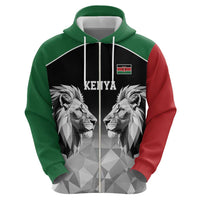 Kenya Rugby Custom Hoodie Black Kenyan 22-23 Motif - Wonder Print Shop