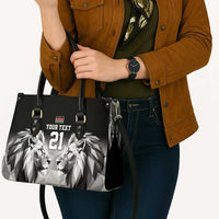 Kenya Rugby Custom Leather Bag Black Kenyan 22-23 Motif - Wonder Print Shop