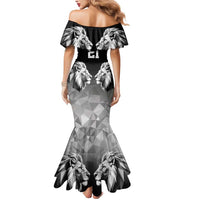 Kenya Rugby Custom Mermaid Dress Black Kenyan 22-23 Motif - Wonder Print Shop