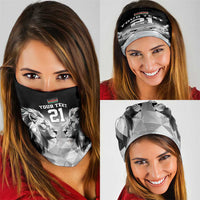 Kenya Rugby Custom Neck Gaiter Black Kenyan 22-23 Motif - Wonder Print Shop