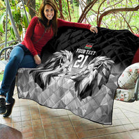 Kenya Rugby Custom Quilt Black Kenyan 22-23 Motif - Wonder Print Shop