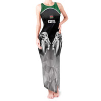 Kenya Rugby Custom Tank Maxi Dress Black Kenyan 22-23 Motif - Wonder Print Shop