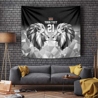 Kenya Rugby Custom Tapestry Black Kenyan 22-23 Motif - Wonder Print Shop