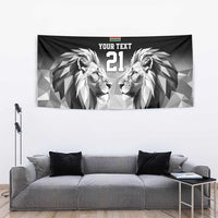 Kenya Rugby Custom Tapestry Black Kenyan 22-23 Motif - Wonder Print Shop