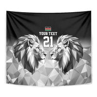 Kenya Rugby Custom Tapestry Black Kenyan 22-23 Motif - Wonder Print Shop