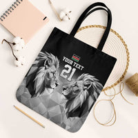 Kenya Rugby Custom Tote Bag Black Kenyan 22-23 Motif - Wonder Print Shop