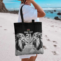 Kenya Rugby Custom Tote Bag Black Kenyan 22-23 Motif - Wonder Print Shop