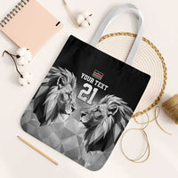 Kenya Rugby Custom Tote Bag Black Kenyan 22-23 Motif - Wonder Print Shop